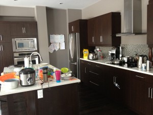 Kitchen Counters Before