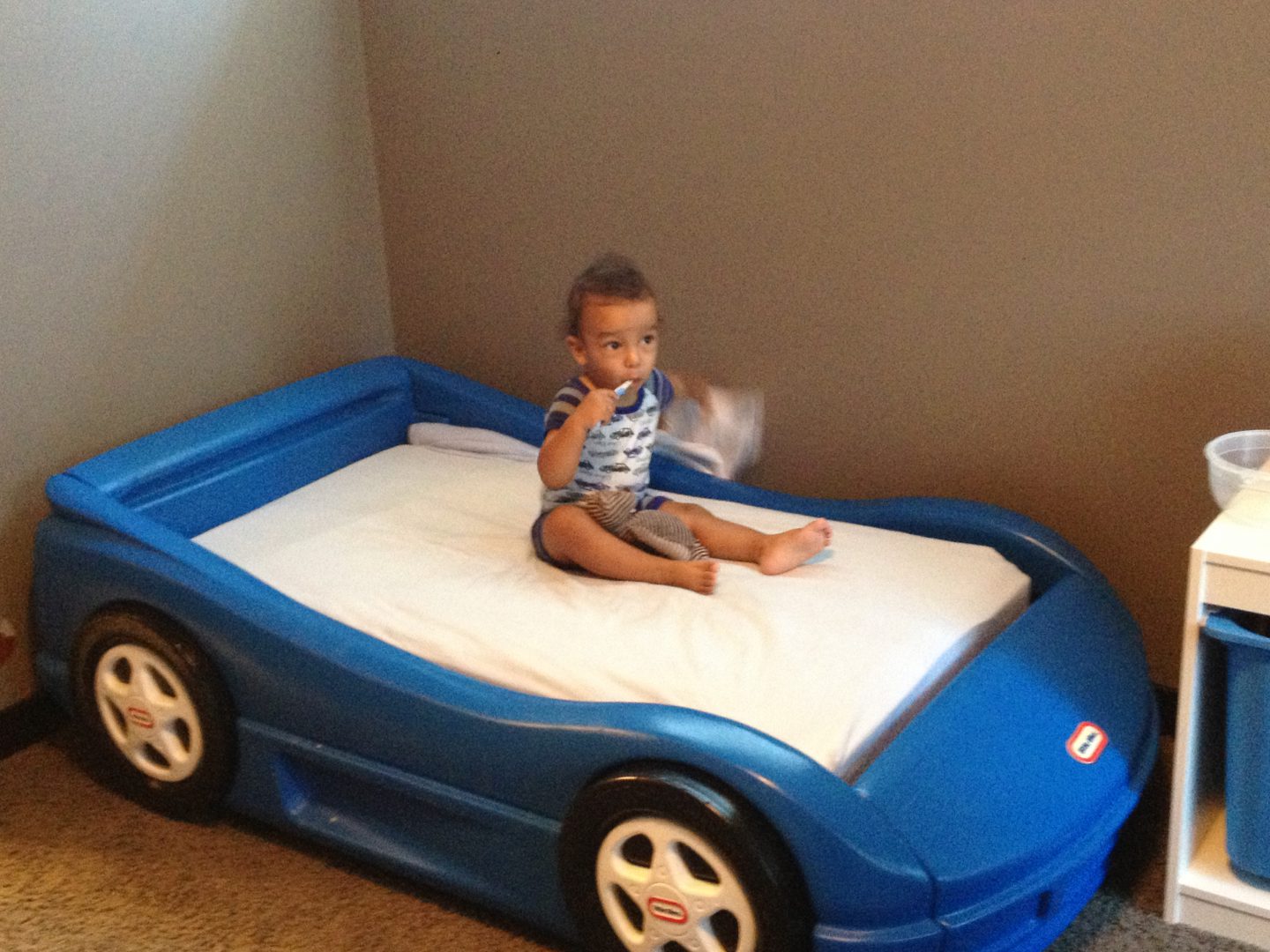 toddler bed training